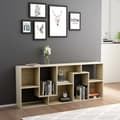 Miniatyrbillede 4 af 11: Bogskabe & reoler - Living bogreol 67x24x161 cm konstrueret træ sonoma-eg