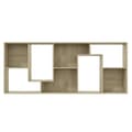 Miniatyrbillede 8 af 11: Bogskabe & reoler - Living bogreol 67x24x161 cm konstrueret træ sonoma-eg
