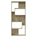 Miniatyrbillede 9 af 11: Bogskabe & reoler - Living bogreol 67x24x161 cm konstrueret træ sonoma-eg