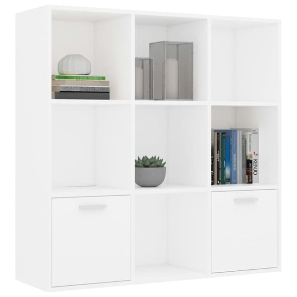 Kirjahyllyt - Living Kirjahylly valkoinen 98x30x98 cm tekninen puu