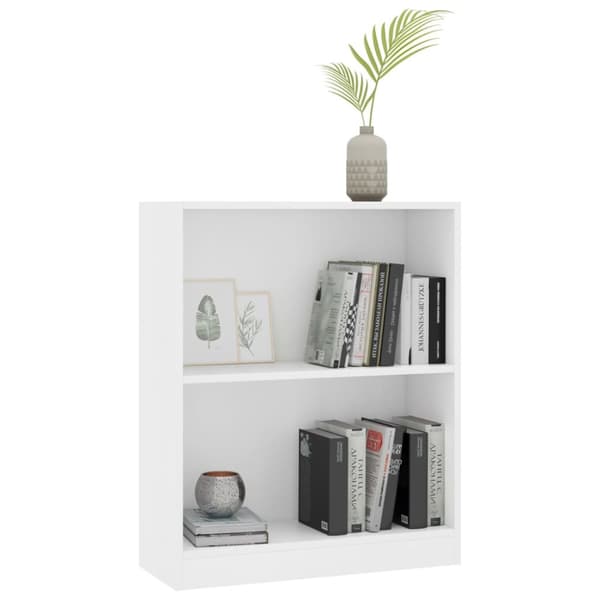 Bogskabe & reoler - Living bogreol 60x24x76 cm konstrueret træ hvid