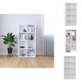 Miniatyrbillede 1 af 11: Bogskabe & reoler - Living bogreol/skænk 66x30x130 cm konstrueret træ hvid