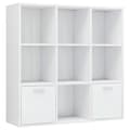 Miniatyrbillede 3 af 10: Bogskabe & reoler - Living bogreol 98x30x98 cm spånplade hvid højglans