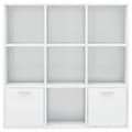Miniatyrbillede 8 af 10: Bogskabe & reoler - Living bogreol 98x30x98 cm spånplade hvid højglans