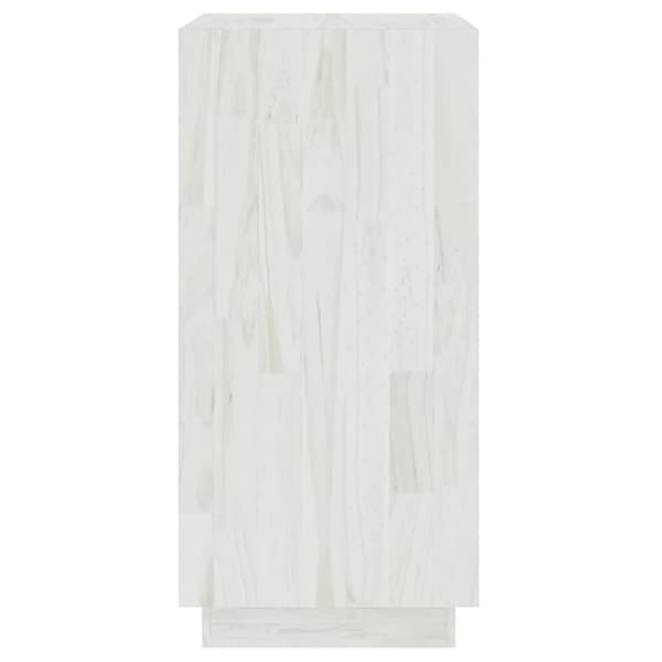 Bogskabe & reoler - Living bogreol 40x35x71 cm massivt fyrretræ hvid