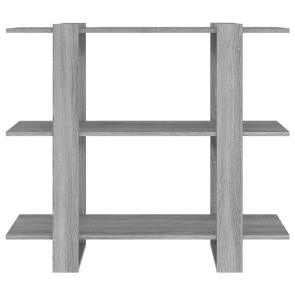 Bogskabe & reoler - Living bogreol/rumdeler 100x30x87 cm grå sonoma-eg