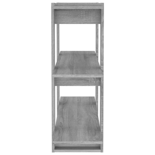 Bogskabe & reoler - Living bogreol/rumdeler 100x30x87 cm grå sonoma-eg
