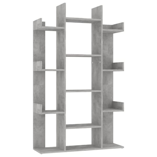 Bogreol 86x25,5x140 cm konstrueret træ betongrå - Bogskab - Bogskabe - Home & Living