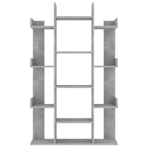 Bogreol 86x25,5x140 cm konstrueret træ betongrå - Bogskab - Bogskabe - Home & Living