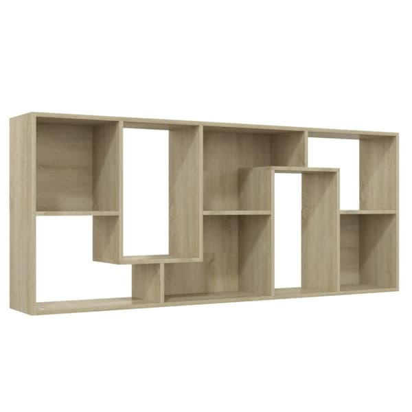 Bogreol 67x24x161 cm konstrueret træ sonoma-eg - Bogreol - Bogreoler - Home & Living