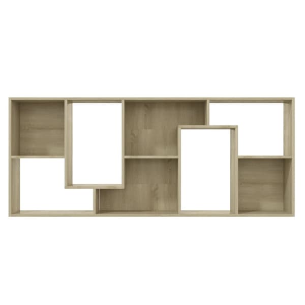 Bogreol 67x24x161 cm konstrueret træ sonoma-eg - Bogreol - Bogreoler - Home & Living