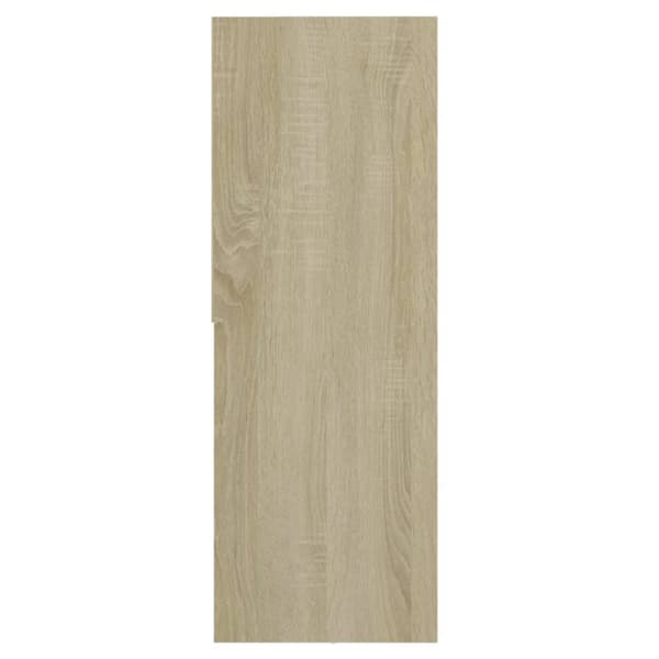 Bogreol 67x24x161 cm konstrueret træ sonoma-eg - Bogreol - Bogreoler - Home & Living