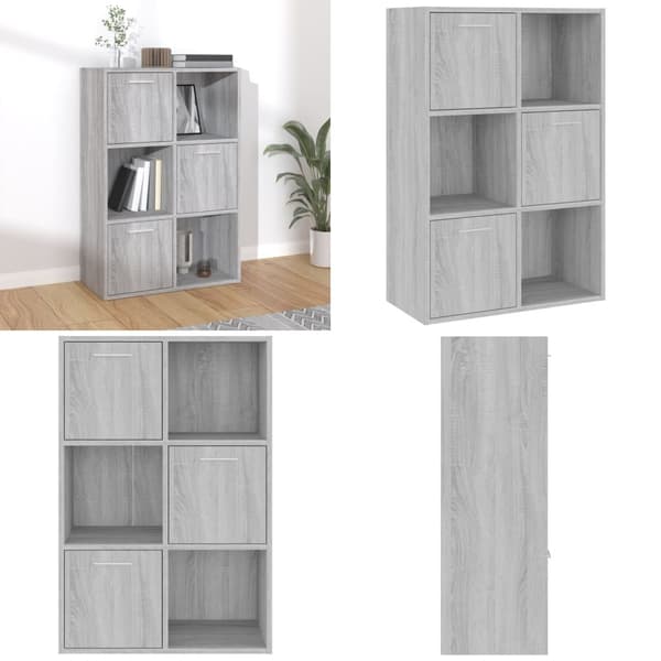 Säilytyskaappi harmaa Sonoma 60x29,5x90 cm - Säilytyskaappi - Säilytyskaapit - Home & Living