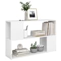Miniatyrbillede 6 af 9: Bogreol 100x24x63 cm spånplade hvid - Bogreol - Bogreoler - Home & Living