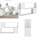 Miniatyrbillede 1 af 9: Bogreol 100x24x63 cm spånplade hvid - Bogreol - Bogreoler - Home & Living