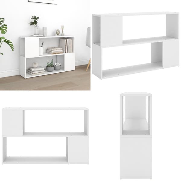 Bogreol 100x24x63 cm spånplade hvid - Bogreol - Bogreoler - Home & Living