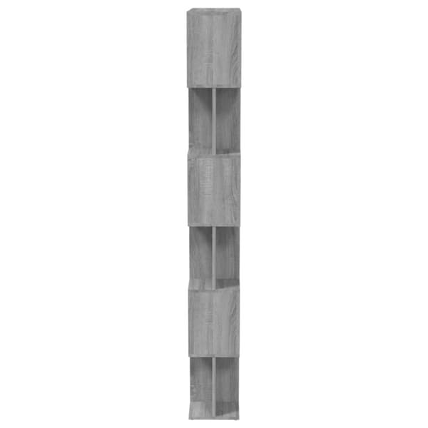 Bogreol/rumdeler 80x24x192 cm konstrueret træ grå sonoma-eg - Bogreol - Bogreoler - Home & Living