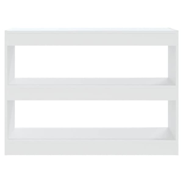 Bokhylla/Rumsavdelare vit 100x30x72 cm - Bokhylla - Bokhyllor - Home & Living