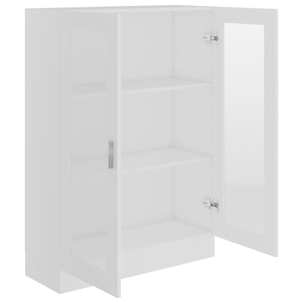 Vitrineskab 82,5x30,5x115 cm spånplade hvid - Vitrineskab - Vitrineskabe - Home & Living