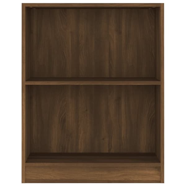Bogreol 60x24x76 cm konstrueret træ brun egetræsfarve - Bogreol - Bogreoler - Home & Living