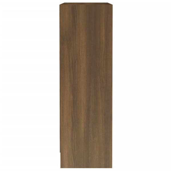 Bogreol 60x24x76 cm konstrueret træ brun egetræsfarve - Bogreol - Bogreoler - Home & Living