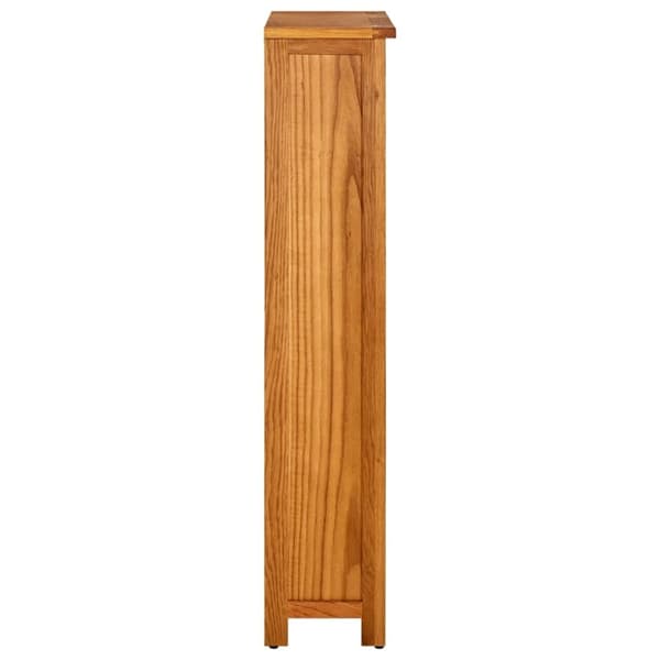 Bokhylla med 4 hyllor 70x22x110 cm massiv ek - Bokhylla - Bokhyllor - Home & Living
