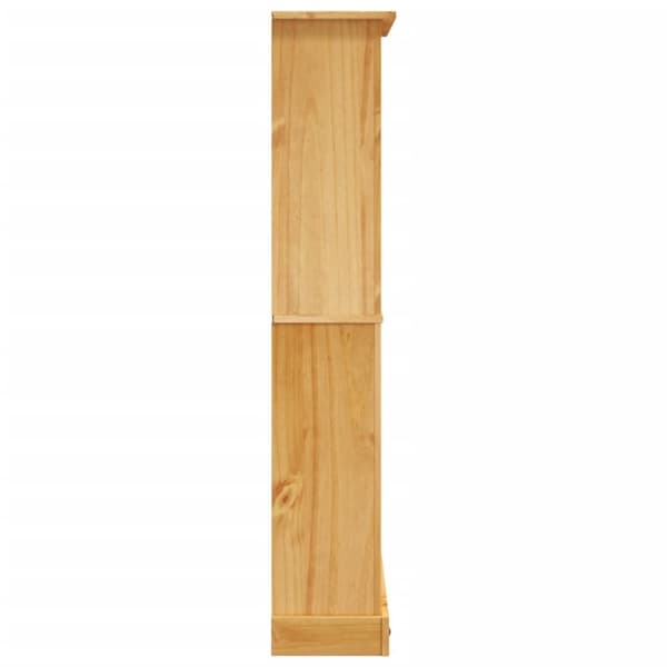 Reol fire hylder Corona-serien mexicansk fyrretræ 81x29x150 cm - Bogreol - Bogreoler - Home & Living