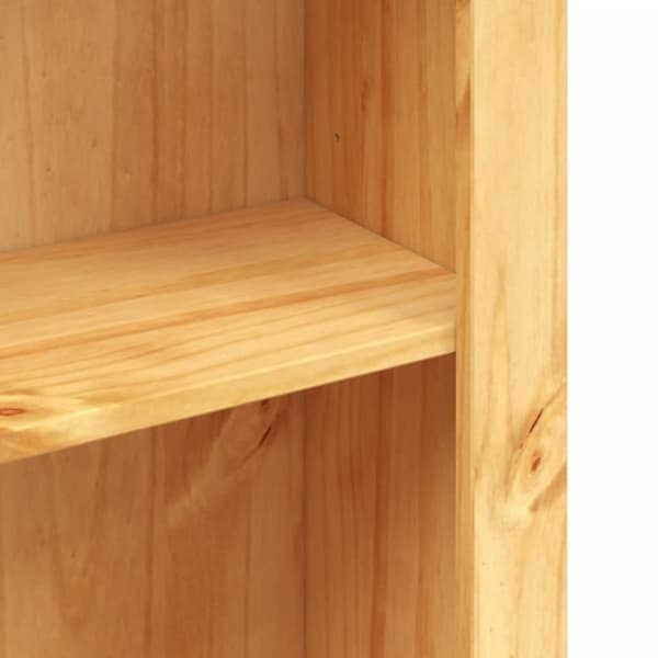 Reol fire hylder Corona-serien mexicansk fyrretræ 81x29x150 cm - Bogreol - Bogreoler - Home & Living