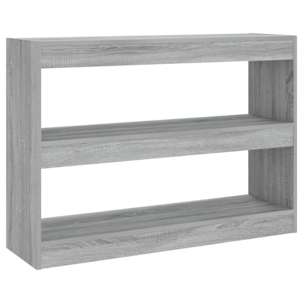 Bogreol/rumdeler 100x30x72 cm grå sonoma-eg - Bogreol - Bogreoler - Home & Living