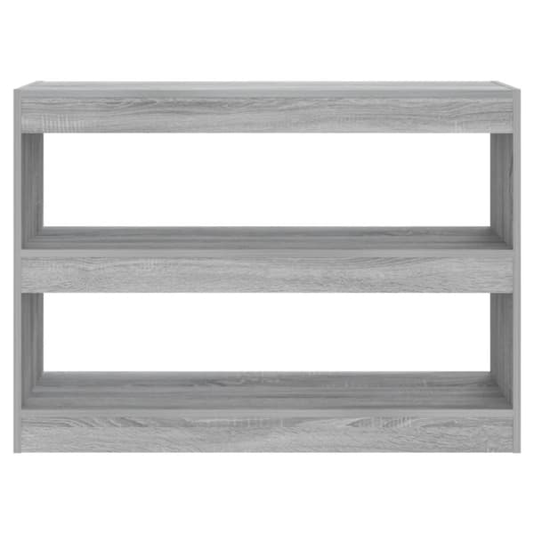 Bogreol/rumdeler 100x30x72 cm grå sonoma-eg - Bogreol - Bogreoler - Home & Living