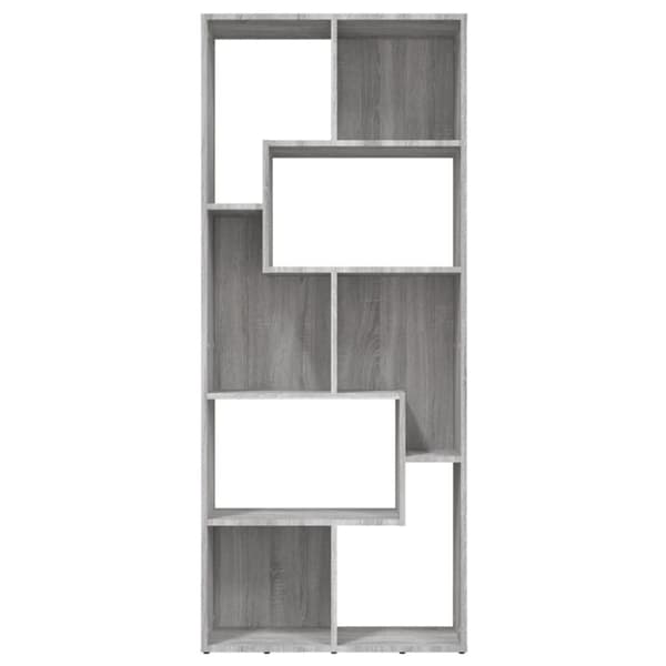 Bogreol 67x24x161 cm konstrueret træ grå sonoma-eg - Bogreol - Bogreoler - Home & Living