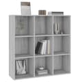 Miniatyrbillede 7 af 9: Bogreol 98x29x97,5 cm grå sonoma-eg - Bogreol - Bogreoler - Home & Living