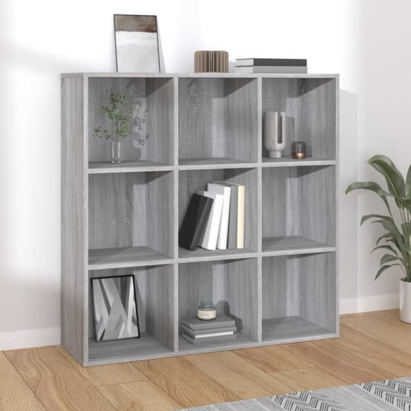 Bogreol 98x29x97,5 cm grå sonoma-eg - Bogreol - Bogreoler - Home & Living