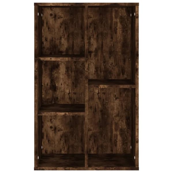 Bogreol/skænk 50x25x80 cm konstrueret træ røget egetræ - Bogreol - Bogreoler - Home & Living
