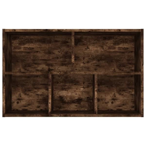 Bogreol/skænk 50x25x80 cm konstrueret træ røget egetræ - Bogreol - Bogreoler - Home & Living
