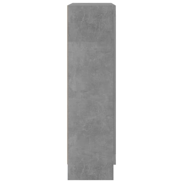 Bogskab 82,5x30,5x115 cm spånplade betongrå - Bogskab - Bogskabe - Home & Living