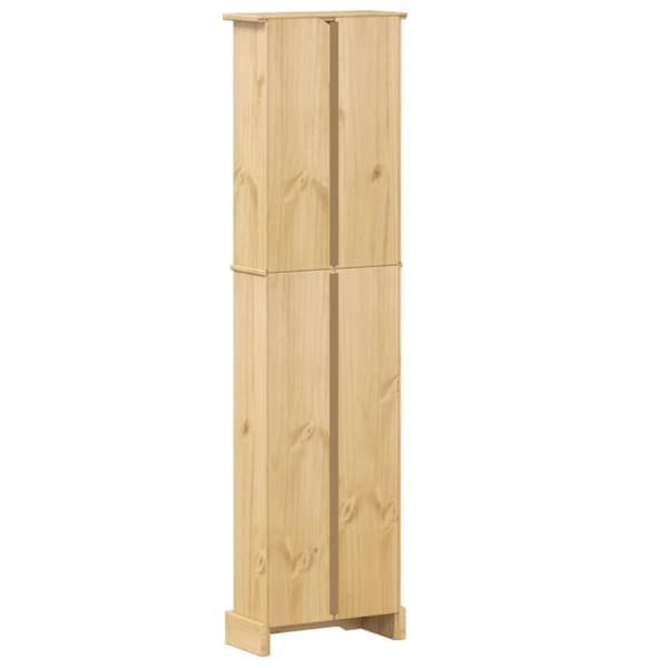 vidaXL bogreol Corona 46x20x170 cm massivt fyrretræ