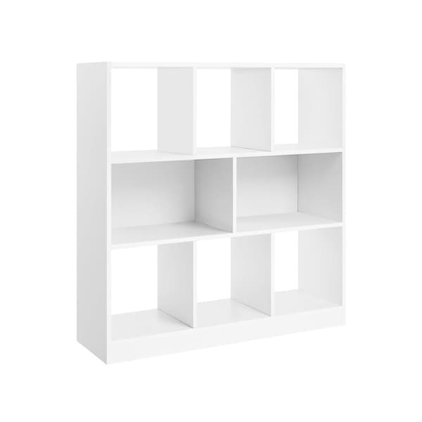 Rootz seisova hylly - Kirjahylly - Säilytysteline - Lastulevy - Naarmuuntumaton - Tilaa säästävä - 97,5 cm x 100 cm x 30 cm