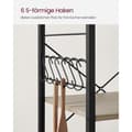 Miniatyrbillede 7 af 8: Rootz rullehylde med hjul - Opbevaringsstativ - Organizer - Spånplade og stål - 80 kg Kapacitet - Greige Sort - 40 cm x 60 cm x 89 cm