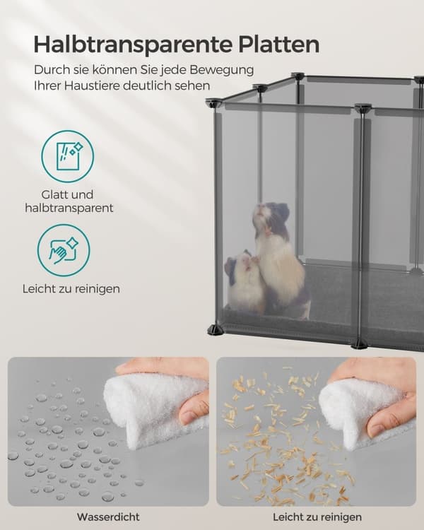 Rootz DIY Grey Storage Cube Organizer - Plasthylla - Modulära hyllor - Enkel montering - Lättvikt - Mångsidig - 125cm x 63cm x 42cm
