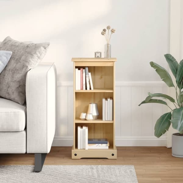 vidaXL Bokhylle Corona 46x29x100 cm heltre furu