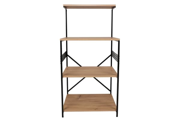 Chic Home Anetta hyllykkö 60x45xK124 cm, ruskea/musta
