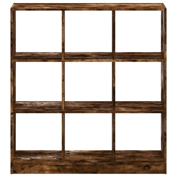 vidaXL bogreol 102x32x109 cm konstrueret træ røget egetræsfarve
