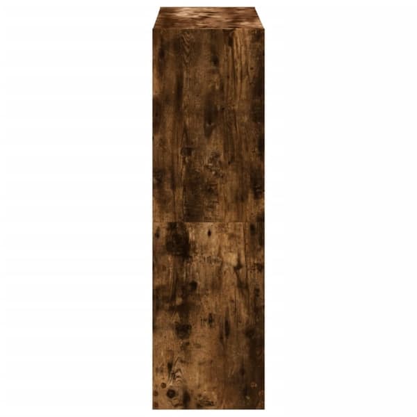 vidaXL bogreol 102x32x109 cm konstrueret træ røget egetræsfarve