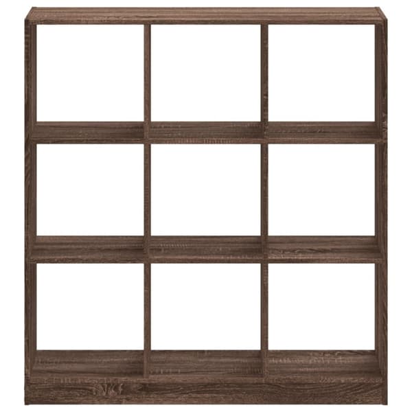 vidaXL bogreol 102x32x109 cm konstrueret træ brun egetræsfarve