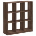 Miniatyrbillede 7 af 11: vidaXL bogreol 102x32x109 cm konstrueret træ brun egetræsfarve