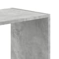 Miniatyrbilde 8 av 11: vidaXL Bokhylle betonggrå 102x32x108 cm konstruert tre