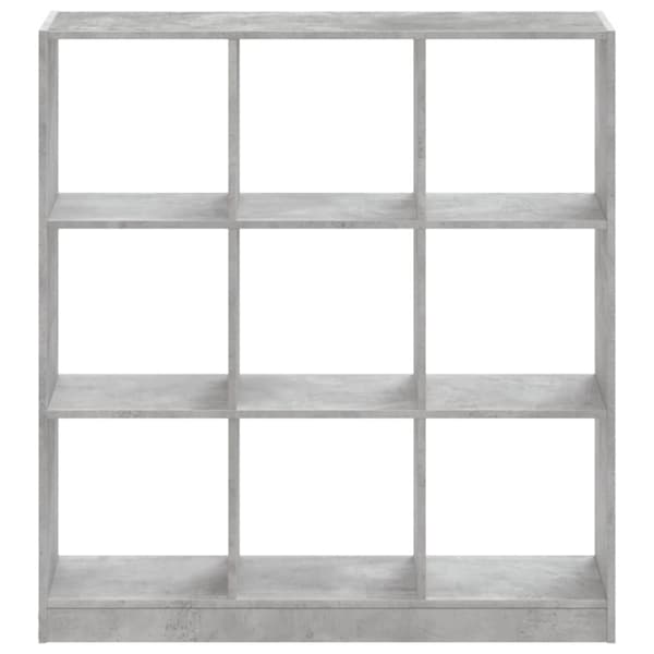 vidaXL bogreol 102x32x109 cm konstrueret træ betongrå