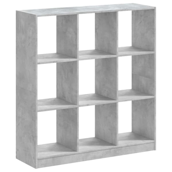 vidaXL bogreol 102x32x109 cm konstrueret træ betongrå
