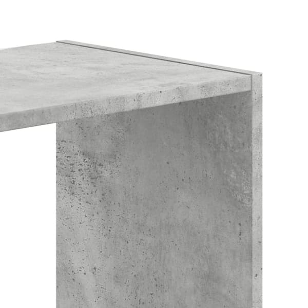 vidaXL bogreol 102x32x109 cm konstrueret træ betongrå